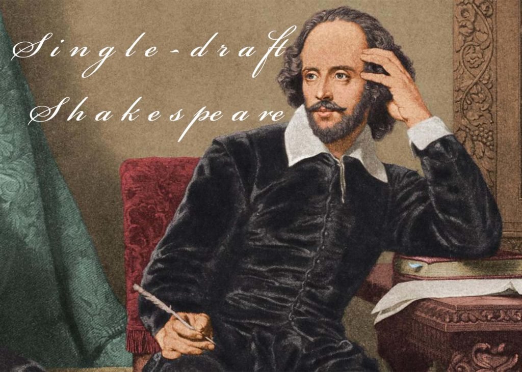 single draft shakespeare