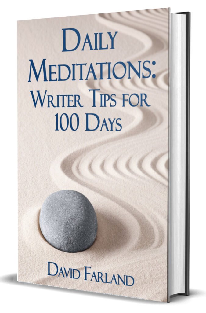 Daily meditations Writer Tips for 100 days book image