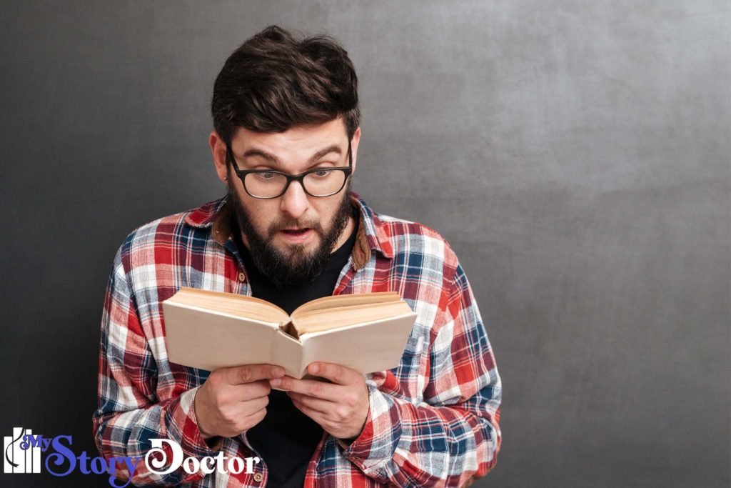 Surprised reader