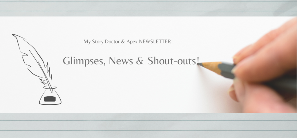 Glimpses, News & Shout-outs!