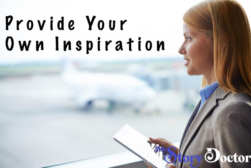 Provide your own inspiration in your writing