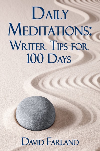 Daily meditations Writer Tips for 100 days book image
